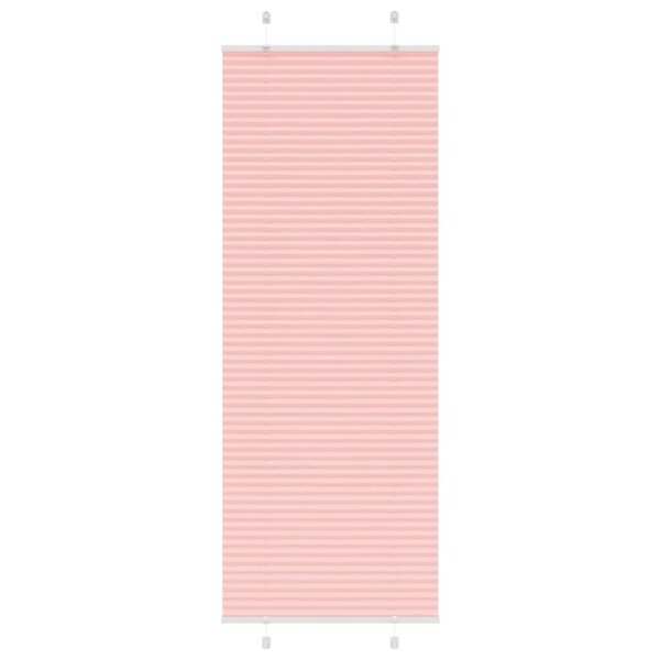 vidaXL Store plissé rose 70x200 cm largeur du tissu 69 4 cm polyester