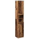 vidaXL Armoire de salle de bain vieux bois bois d'ingénierie