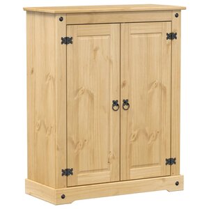 vidaXL Armoire à chaussures Corona 86x38 5x108 cm bois de pin massif