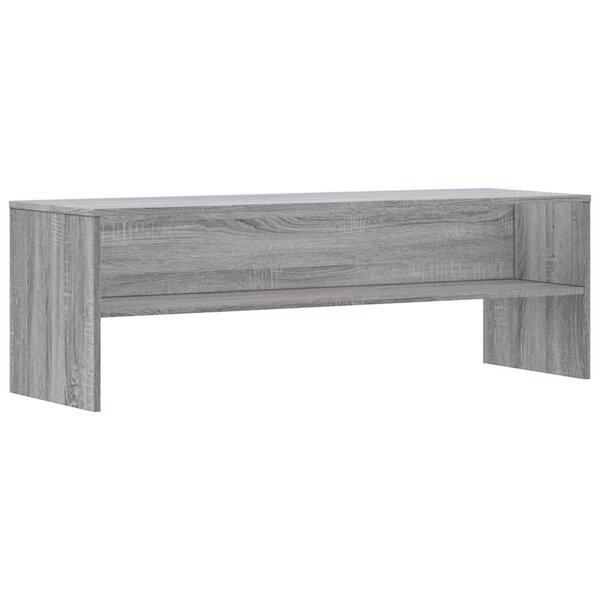 vidaXL Meuble TV sonoma gris 120x40x40 cm bois d'ingénierie