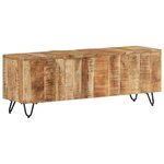 vidaXL Meuble TV 110x30x40 cm Bois massif de manguier