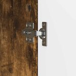 vidaXL Meuble TV 150 x 31 x 50 cm Chêne fumé Bois d'ingénierie