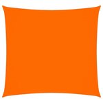 vidaXL Voile de parasol tissu oxford carré 6x6 m orange