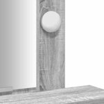 vidaXL Table de Toilette Gris 50 x 41 x 140 cm Bois d'ingénierie