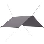 vidaXL Bâche d'extérieur 3x2 85 m Gris