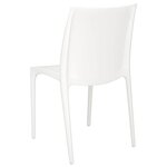 vidaXL Chaises de jardin lot de 2 blanc 50x46x80 cm polypropylène