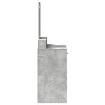 vidaXL Coiffeuse Gris béton 79 x 41 x 140 cm Bois d'ingénierie