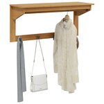 vidaXL Porte-manteau HILL Marron miel 90 x 35 x 41 5 cm Pin massif