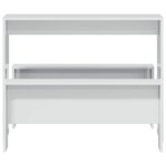 vidaXL Ensemble table à manger et bancs 3 Pièces bois d'ingénierie