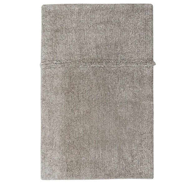 Tapis contemporain en laine gris chiné - 200 X 300 cm