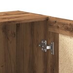 vidaXL Bibliothèque chêne artisanal 82 5x30 5x80 cm bois d'ingénierie