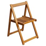 vidaXL Chaises pliables de jardin 2 Pièces Bois d'acacia solide