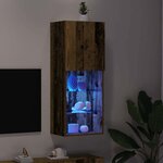 vidaXL Meuble TV Bois Ancien 40.5 x 30 x 102 cm Bois d'ingénierie