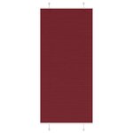 vidaXL Store plissé rouge bordeaux 95x200 cm largeur du tissu 94 4 cm