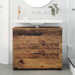 vidaXL Cabinet de salle de bain Bois ancien 76 5 x 35 x 64 cm