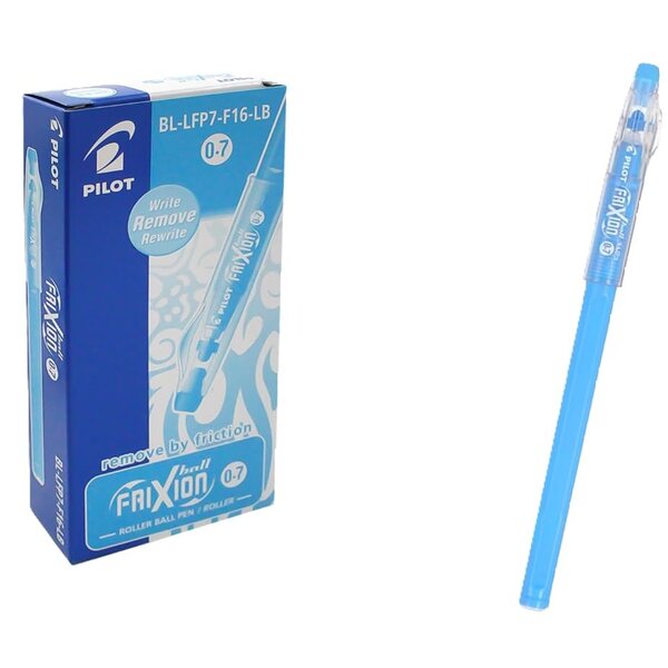 Stylo Roller FRIXION ball Sticks Pointe Moyenne Turquoise x 12 PILOT