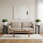 vidaXL Support de Plante 2 pièces Sonoma gris Ø29 5 x 40 cm