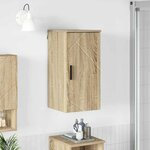 vidaXL Cabinet de salle de bain Chêne sonoma 30 x 31 5 x 61 cm