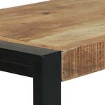 vidaXL Banc Marron 100 x 35 x 45 cm Bois de manguier massif