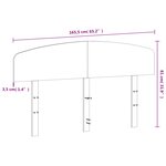 vidaXL Tête de lit 160 cm bois massif de pin
