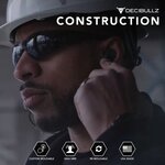 Bouchons d'oreilles moulés sur-mesure decibullz - noir