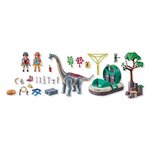 PLAYMOBIL 71819 - Brachiosaure avec explorateurs et aéroglisseur