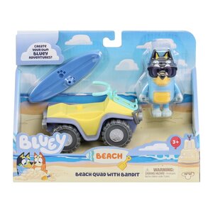 Moose Toys 17549 - Bluey Quad de plage avec bandit