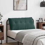 vidaXL Coussin de Dos Vert foncé 100 x 50 cm Tissu en velours côtelé