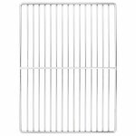 vidaXL Grille de barbecue Argenté 40 x 30 cm Acier inoxydable