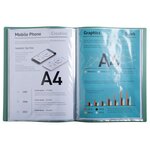 Protège-documents En Pp Recyclé Semi-rigide Ellipse 80 Vues - A4 - Couleurs Assorties - Exacompta