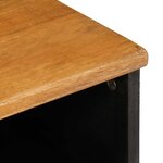 vidaXL Meuble TV Marron clair 80 x 33 x 46 cm bois de manguier massif