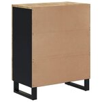 vidaXL Buffet avec 4 portes 60x33x75 cm bois massif de manguier