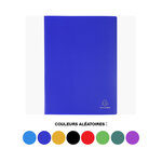 Porte vues prolypro souple grainées opaque 20 vues A4 Couleurs aléatoires EXACOMPTA
