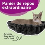 vidaXL Arbre à chat avec griffoirs en sisal gris foncé 104 cm