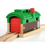 Brio World Tunnel Garage - Accessoire pour circuit de train en bois - Ravensburger - Mixte des 3 ans - 33574