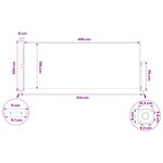vidaXL Store latéral rétractable Rectangulaire 200 x 500 cm