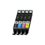 Canon pack cartouches cli-551 c 3 couleurs + noir blister non sécurisé