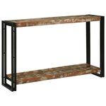 vidaXL Table console 120 x 33 x 75 cm bois de récupération massif