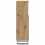 vidaXL Armoire de salle de bain chêne artisanal 30x30x100 cm