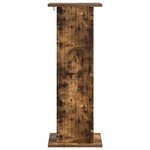 vidaXL Support de Plante 2 pc Chêne fumé 30 5 x 30 x 80 5 cm