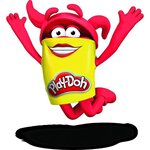 Play-doh - pâte a modeler - 12 pots de 112g - rouge