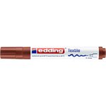 Marqueur pour Textiles 4500 Marron Pointe Moyenne 2-3 mm x 5 EDDING