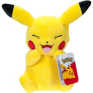 Jazwares PKW3080 - Pokemon Peluche Pikachu rieur 20 3 cm
