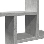 vidaXL Étagères murales 2 Pièces gris béton 50x12x50 cm bois d'ingénierie