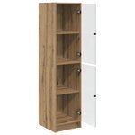 vidaXL Haut Armoire Chêne artisanal 35 x 37 x 142 cm Bois d'ingénierie