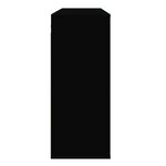 vidaXL Armoire murale Noir 80x33x80 cm Bois d'ingénierie