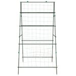 vidaXL Treillis de jardin pour plantes grimpantes 3 Pièces forme A acier