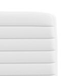 vidaXL Chaises à manger lot de 4 blanc similicuir