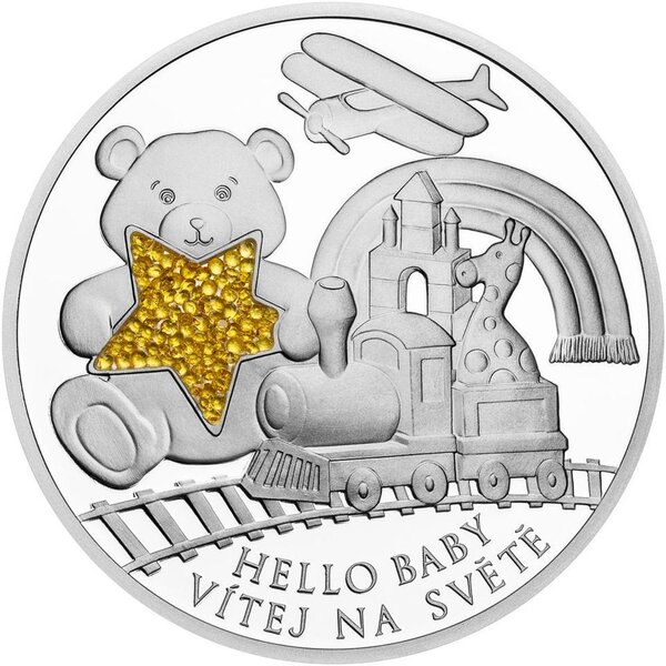 Monnaie HELLO BABY Crystal Coin 1 Oz Argent 2$ Niue 2026 (PRÉCOMMANDE)