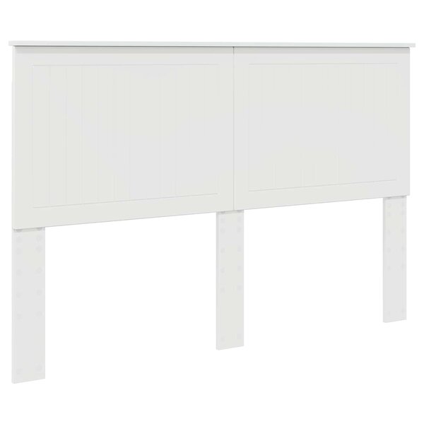 vidaXL Tête de lit Blanc Brillant 150 cm Bois d'ingénierie